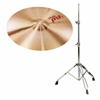 Paiste PST 7 18" Heavy Crash + Beckenständer Set