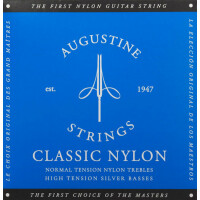 Augustine guitar strings set High Tension blue