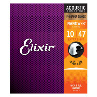 Elixir 16002 Akustik Phosphor Nanoweb Extra Light