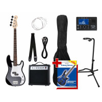 Rocktile pack Groover's PB E-Bass Set II Black Groover's Pack + Rocktile afinador + soporte