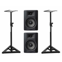 M-Audio BX5 D3 Studiomonitor Stativ Set