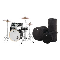 Pearl Export EXX725BR/C31 Drumkit Jet Black Set mit Taschen