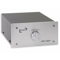 Dynavox AMP-S MKII Verstärker/Boxen-Umschalter silber