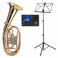 Classic Cantabile TH-38 tenorhoorn SET met stemtoestel/metronoom en notenstatief