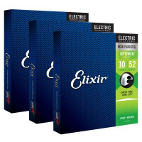 Elixir 19077 Electric Optiweb Light/Heavy 3er Set