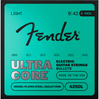 Fender UltraCore 4250L Nickel Plated Cordes 009-042 Lot De 3