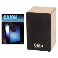 Sela SE 118 Primera Cajon Black Set inkl. Cajonschule - B-Ware mit kleinen Schönheitsfehlern