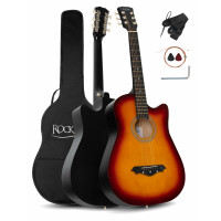 Rocktile WSD-5C-SB Slim Line Acoustic Guitar Set Sunburst