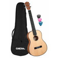 Cascha Bariton Ukulele Mahagoni Fichte Solid Top