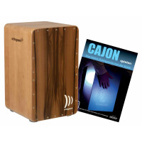 Schlagwerk CP5905 Cajon Precise OS EVO Walnut Set inkl. Cajonschule