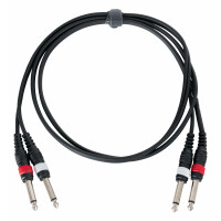 Pronomic J4J-1.5 câble audio stéréo 6,3 mm jack 1,5 m