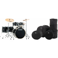 Tama IP62H6W-HBK Imperialstar Drumkit Hairline Black Set inkl. Gigbags