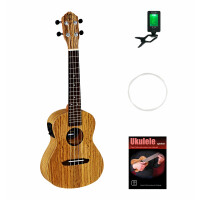 Ortega RFU11ZE Ukulele Natur matt Set