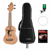 Ortega Keiki K1-MM-L Linkshänder Sopranino Ukulele Set