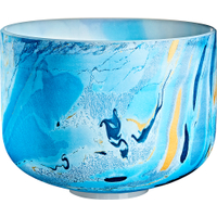 Meinl Sonic Energy MCSB10A 10" Marble Crystal Singing Bowl A4 Dunkelblau  - Retoure (Zustand: sehr gut)