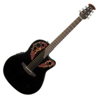 Ovation Celebrity Elite CE44 Mid Cutaway Black