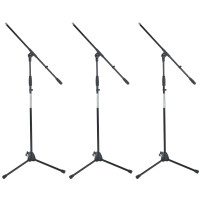 Pronomic MS-116 microfoonstatief met zwenkarm 3x set