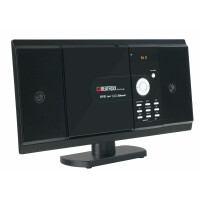 Estéreo Beatfoxx MC-DVD-90 vertical con DVD / CD / reproductor de MP3, ranuras USB / SD y Bluetooth