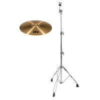 Meinl Pure Alloy 16" Medium Crash + gerader Beckenständer SET