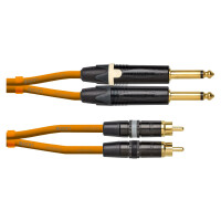 Cordial CEON DJ PLUG-RCA O 3m Cinch-Klinke Kabel Orange