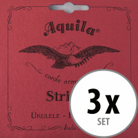 Aquila 86U Red Series Saiten für Konzert Ukulele 3x Set