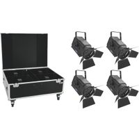 Ensemble Eurolite 4x LED THA-250F + Case