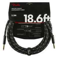 Fender Deluxe Series Cable Straight 5,5m Black Tweed