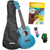 Cascha Linde Sopran Ukulele Set Blau