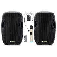 Pronomic MOVE 15MA-A Enceinte active portable stéréo sur batterie 15''