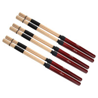 3 paia di spazzole Rods per batteria XR1 XDrum, Rods Floppy Stick, in legno pregiato acero, affare