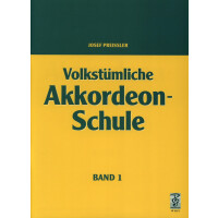 Volkstümliche Akkordeonschule Band I