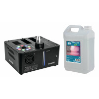 Eurolite NSF-100 LED DMX Hybrid Spray Fogger Set inkl. Smoke Fluid 5 L