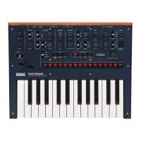 Korg monologue - Monophonic Analogue Synthesizer in blau