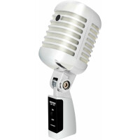 Pronomic DM-66S Elvis microphone dynamique argenté