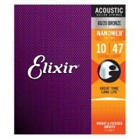 Elixir 11002 Akustik 80/20 Nanoweb Extra Light