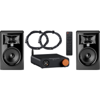 JBL 305P MKII / Fosi ZD3 HDMI Studiomonitor HiFi-set