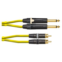 Cordial CEON DJ PLUG-RCA Y 3m Cinch-Klinke Kabel Yellow