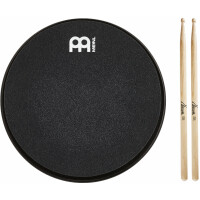 Meinl MMP6BK Marshmallow Practice Pad 6" Schwarz Sticks Set