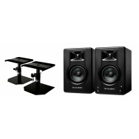 M-Audio BX3 Studiomonitor Tischstativ Set