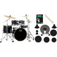 Mapex Venus Stage Drumkit Black Galaxy Sparkle Starter Set