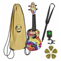 Ortega K2-68 Keiki Sopran Ukulele Pack "Peace '68"