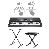 FunKey 61 Edition Touch zwart set incl. keyboardstatief + bank