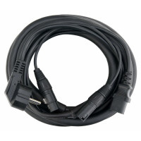 Pronomic Cable híbrido de alimentación / audio XLR 6 m