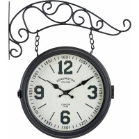 Stagecaptain BHU-4136 Orologio da stazione grande con supporto da parete