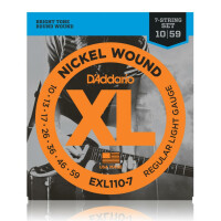 D'Addario EXL110-7 Regular Light 7-string