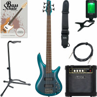 Ibanez SR305EB-CUB E-Bass Cerulean Aura Burst Starter Set