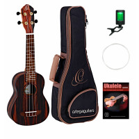 Ortega RUEB-SO Ebony Sopran Ukulele Set