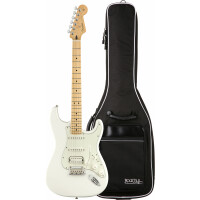 Fender Player Stratocaster HSS MN Polar White Gigbag Set