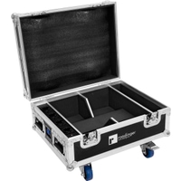 Roadinger Flightcase 4x AKKU IP UP-4 QuickDMX mit Ladefunktion