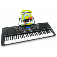 McGrey LK-6150 61 Tasten Keyboard mit Leuchttasten Set mit Keyboardschule